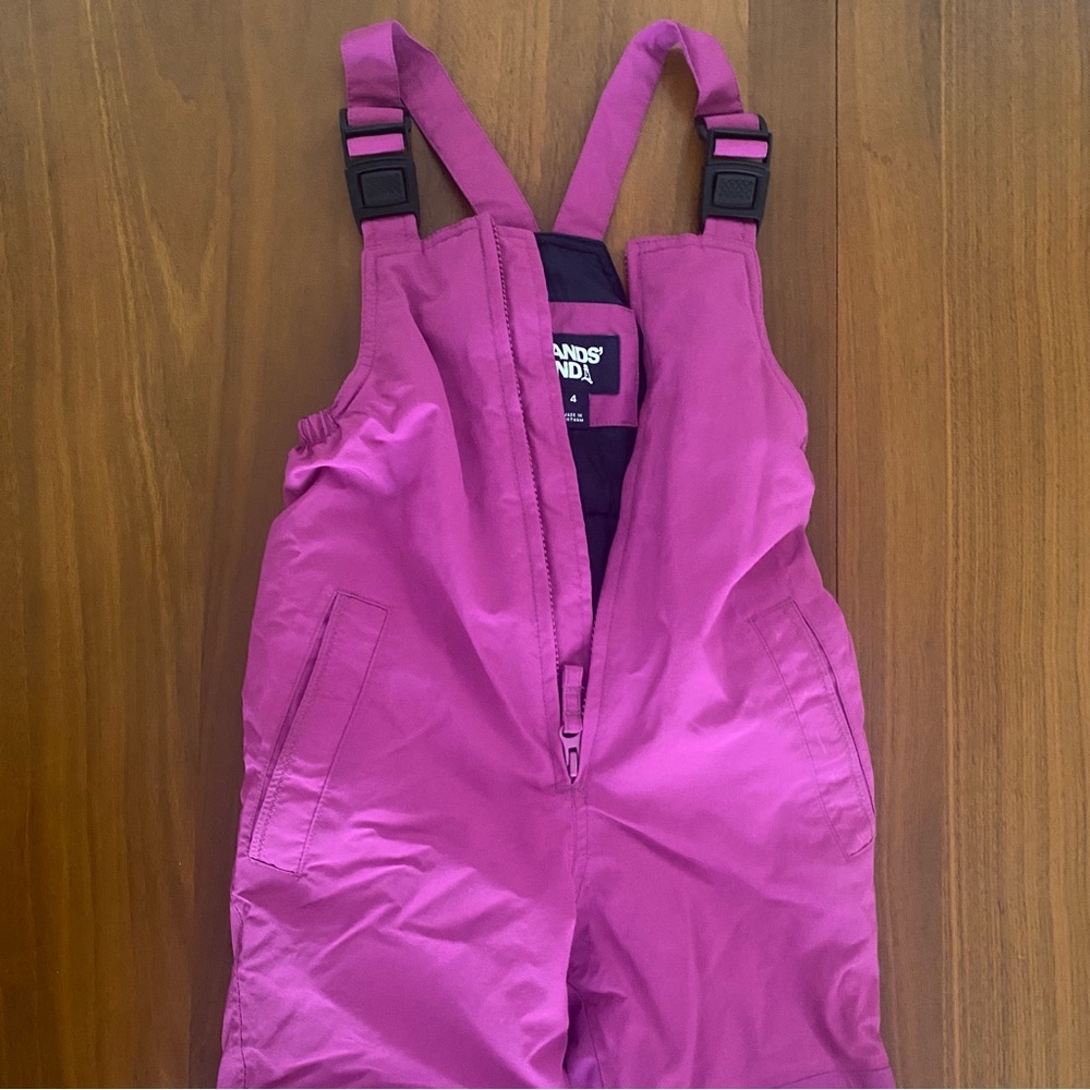 OshKosh B'gosh Kids Pink Snow Bib Overalls